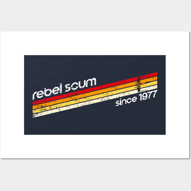 Old School Scum Wall Art by RetroDivision